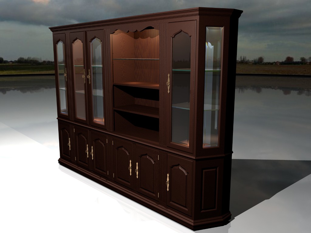 3D|China cabinet